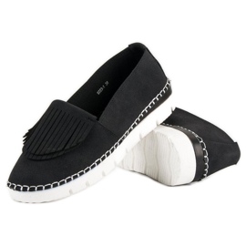 Vices Scarpe senza lacci Boho nero 2