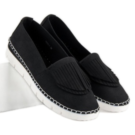 Vices Scarpe senza lacci Boho nero 1