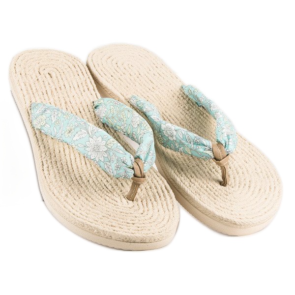 Ax Boxing Espadrillas infradito bianca verde 1