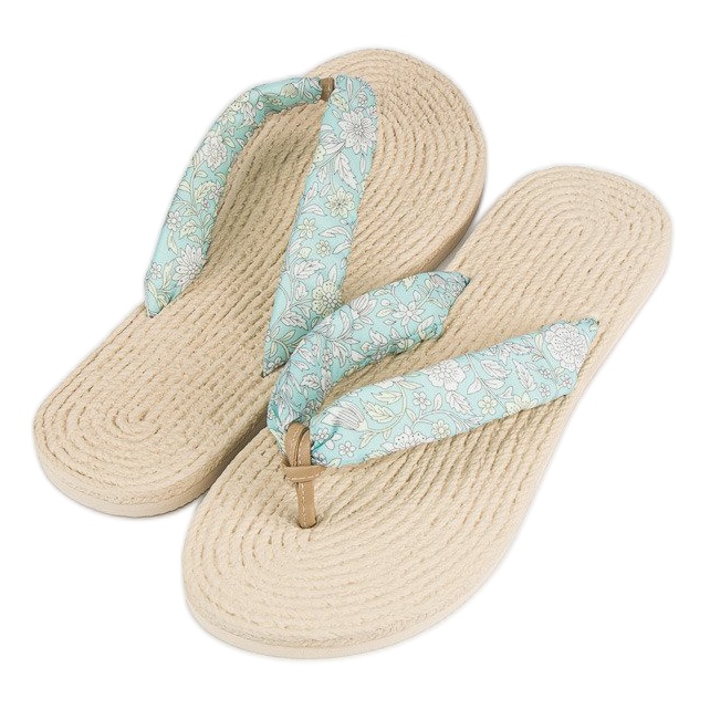Ax Boxing Espadrillas infradito bianco verde 2