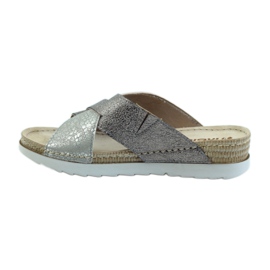 KOMFORT INBLU 010 ciabattine argento grigio 2