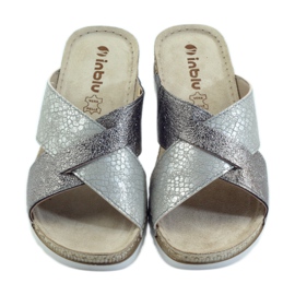 KOMFORT INBLU 010 ciabattine argento grigio 4