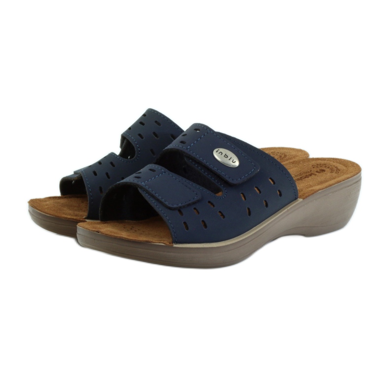 Zeppa in velcro Inblu PL029 blu navy 3