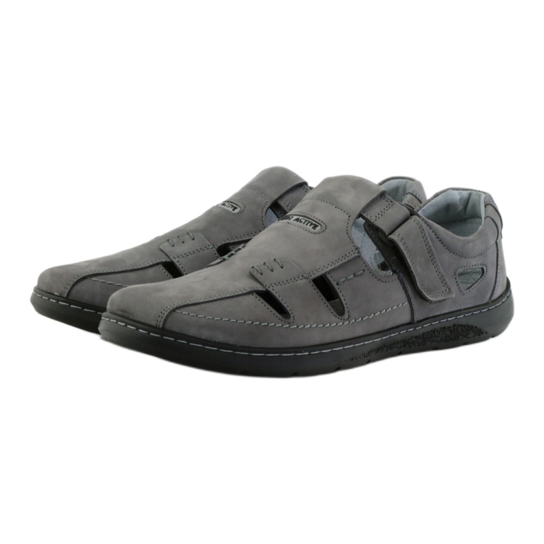 Riko scarpe uomo sandali 851 grigio 3