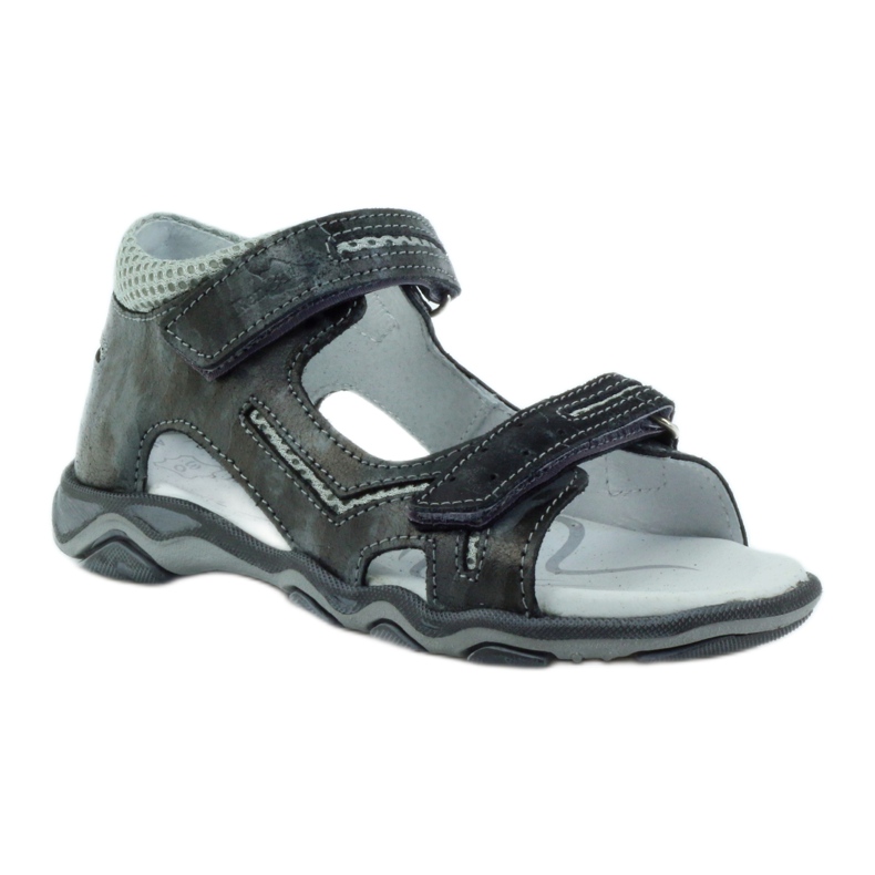 Sandali con velcro Ren But grigio camo 1