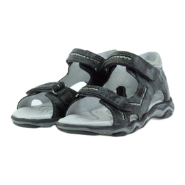 Sandali con velcro Ren But grigio camo 3