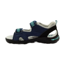 Sandali da bambino Bartek 36113 blu navy verde grigio 2