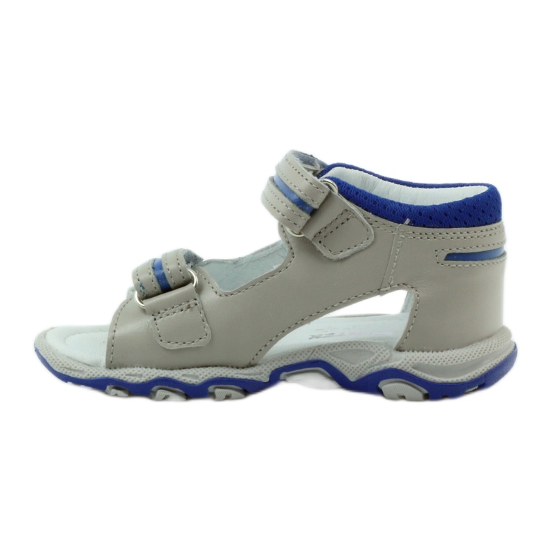 Sandali con Velcro Bartek 31825 grigio blu 2