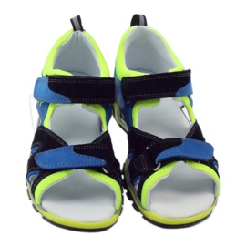 Sandali di rapa Bartek 19187 multicolore blu nero 4