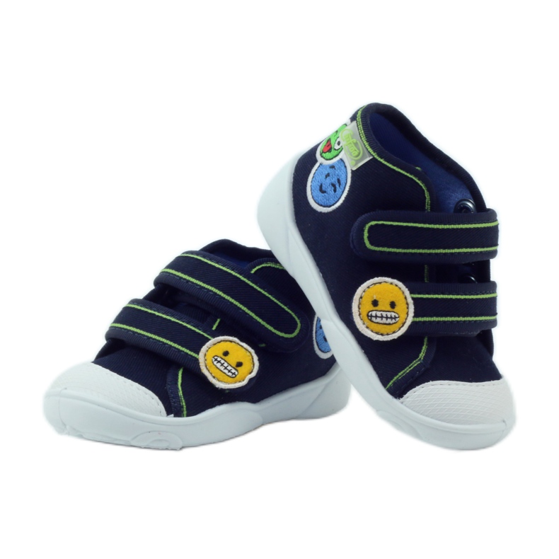 Ciabatte ragazzi sneakers Befado rape blu navy 3