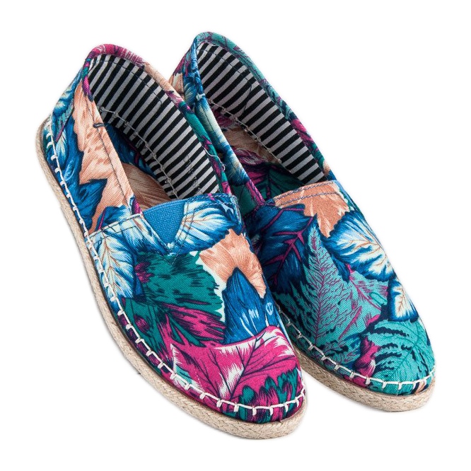 McKey Espadrillas comode blu 1
