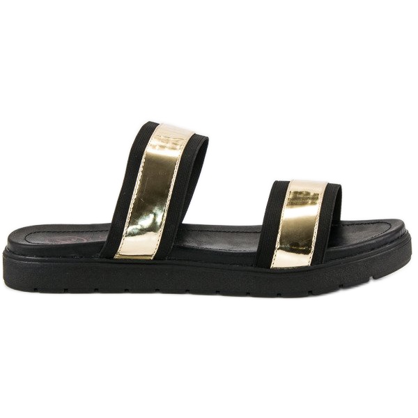 Kylie Ciabatte a specchio nero 1