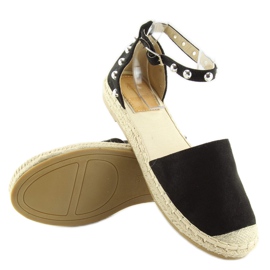 Espadrillas nere con borchie A636-ESP-1 nere nero 1