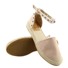 Espadrillas con borchie rosa A636-ESP-1 rosa 1