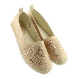 Espadrillas decorate con beige 5599-1 Beige 2