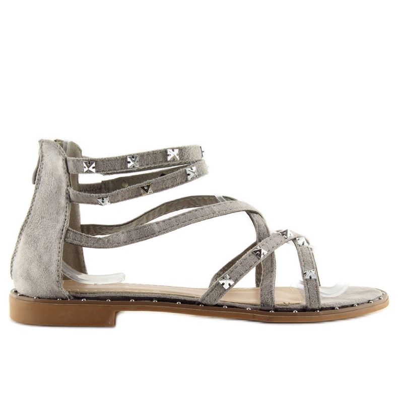 Sandali grigi da donna 358 Grey grigio 2