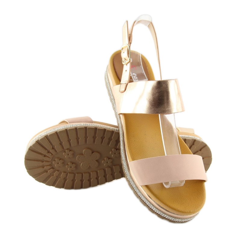 Sandali rosa da donna SL88P Rosa 2