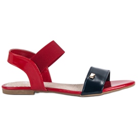 American Club Sandali rossi americani rosso 2