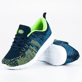 Hasby Scarpe sportive leggere verde blu navy 2