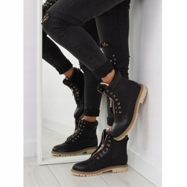 Balmane traforate, cerniera oro, nero R103 Nero 1