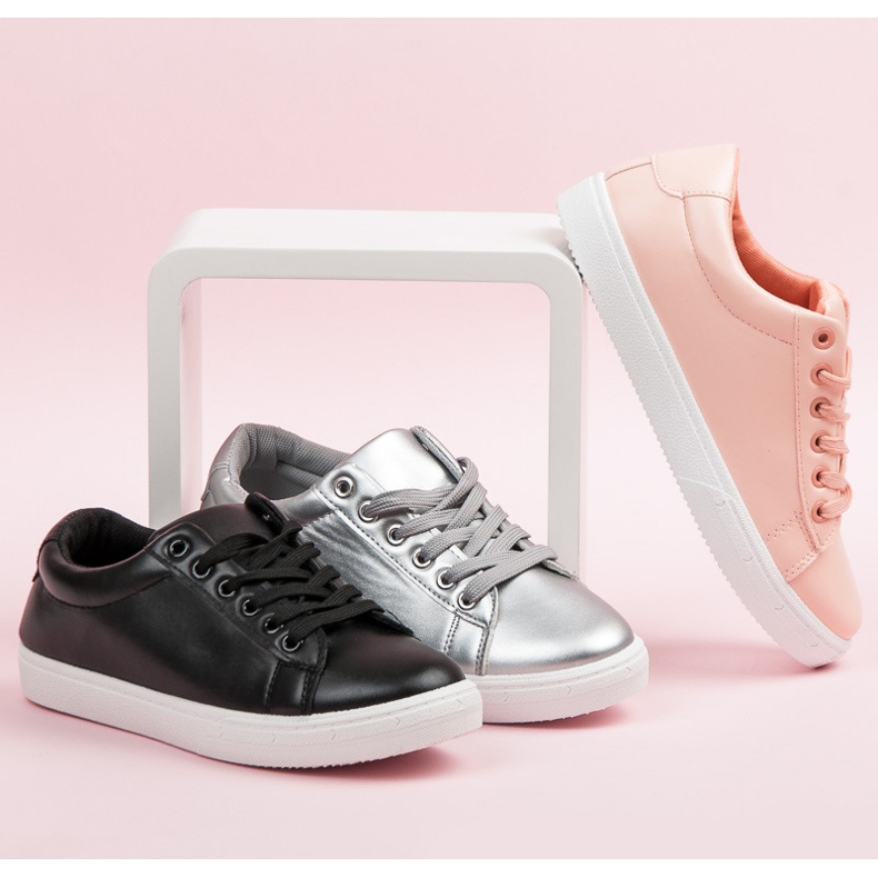 Sneakers Argento Con Frange grigio 1