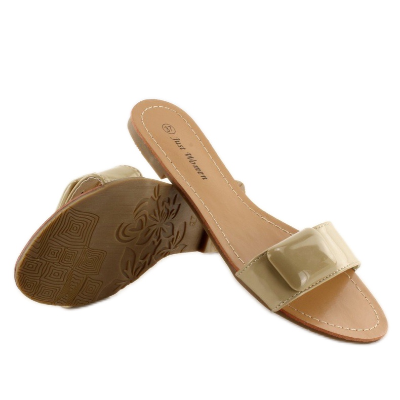 Ciabatte con cintura 8293-60 cachi verde 1