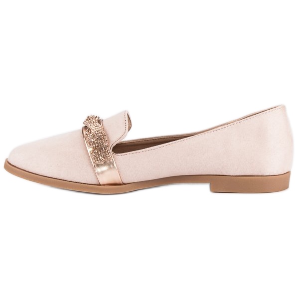 Bestelle Scarpe in camoscio con cristalli rosa 1