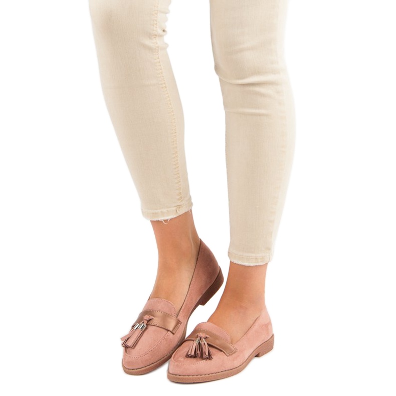 Eleganti mocassini rosa 1