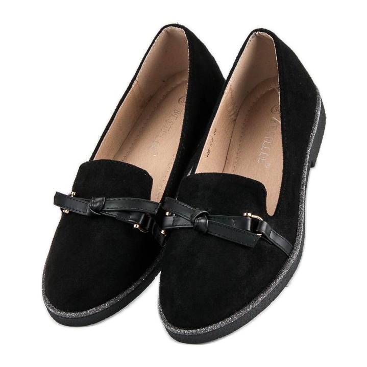 Bestelle Scarpe eleganti in camoscio nero 1