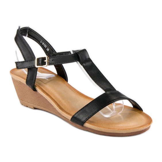 Bello Star Sandali estivi da donna nero 1