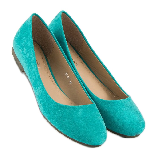 Claudia Ballerine primaverili da donna verde 1