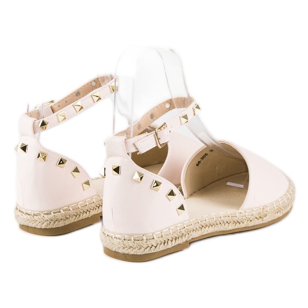 Sandali espadrillas rock rosa 2
