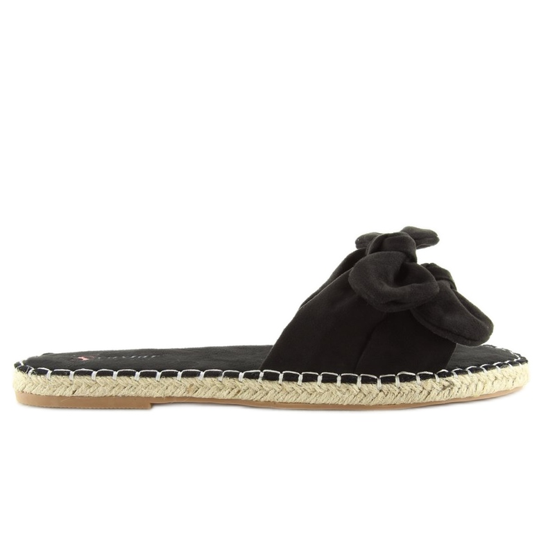 Pantofole nere da donna nere LL-119 Nere nero 1