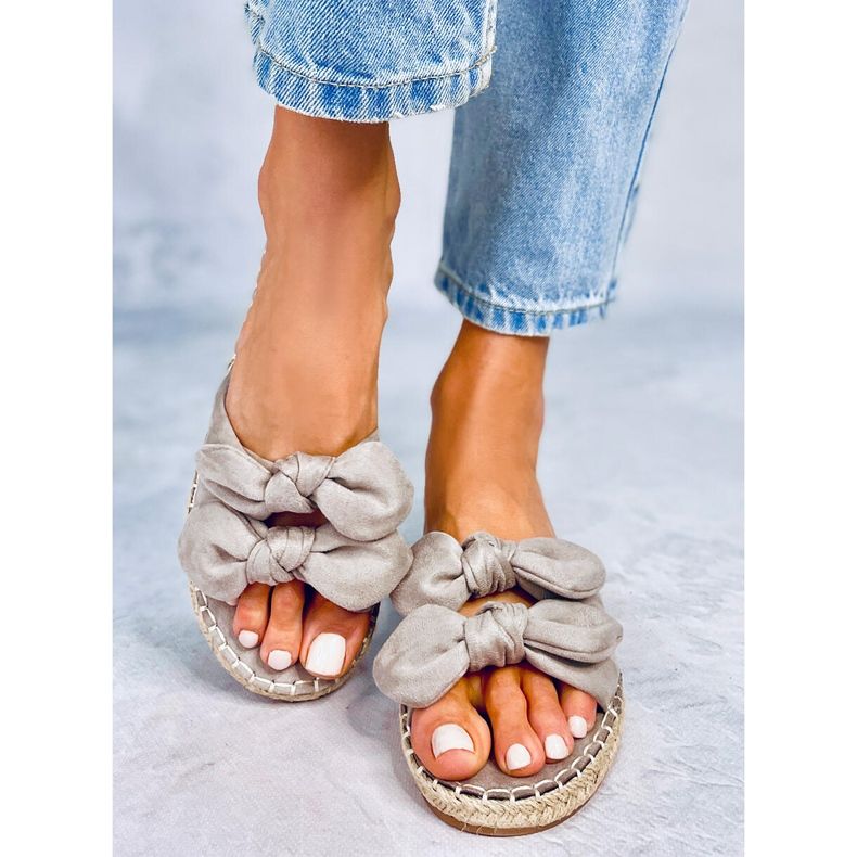 Pantofole grigie da donna grigie LL-119 Grey grigio 1