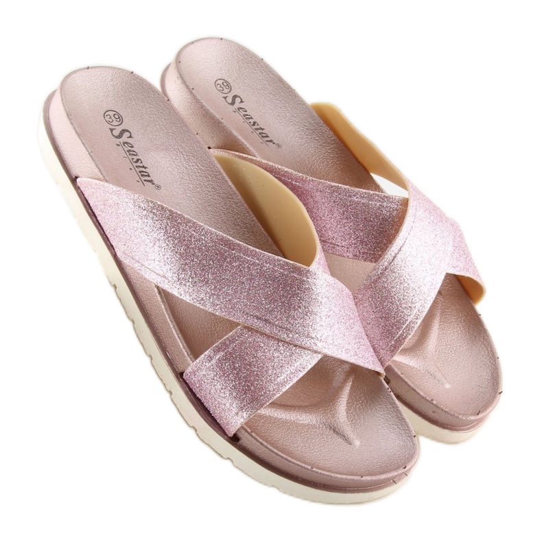 Rosa Ciabatte rosa da donna CK47P champagne 2