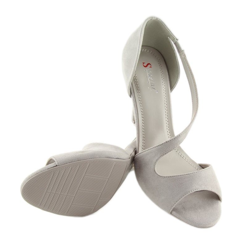 Pompe a vista grigio asimmetrico C90 grigio 2