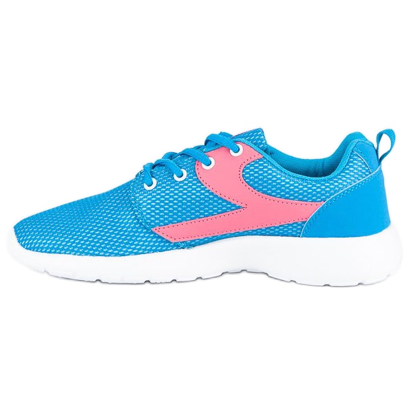 Hasby Calzature sportive in tessuto blu rosa 1