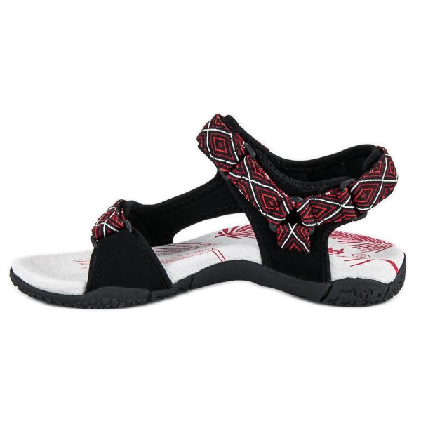 American Club Sandali da donna comodi nero 1