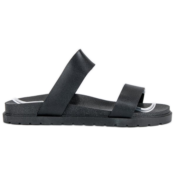 Ciabatte nere da donna nero 1