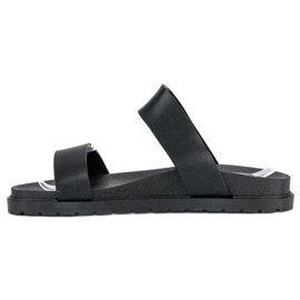 Ciabatte nere da donna nero 2