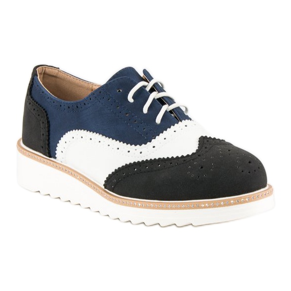 Scarpe da donna allacciate nero 1