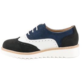 Scarpe da donna allacciate nero 2