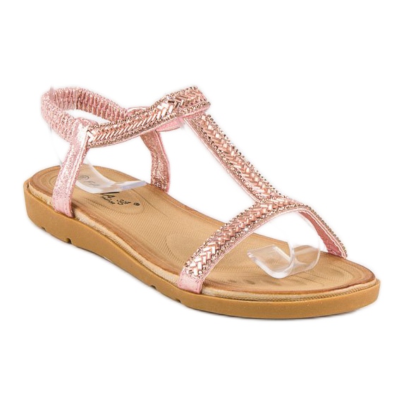 Fama Sandali rosa con elastico 1