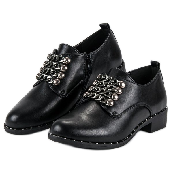 Marquiz Scarpe nere come la roccia nero 2