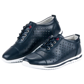 Vinceza Sneakers VICEZA traforate blu navy 2