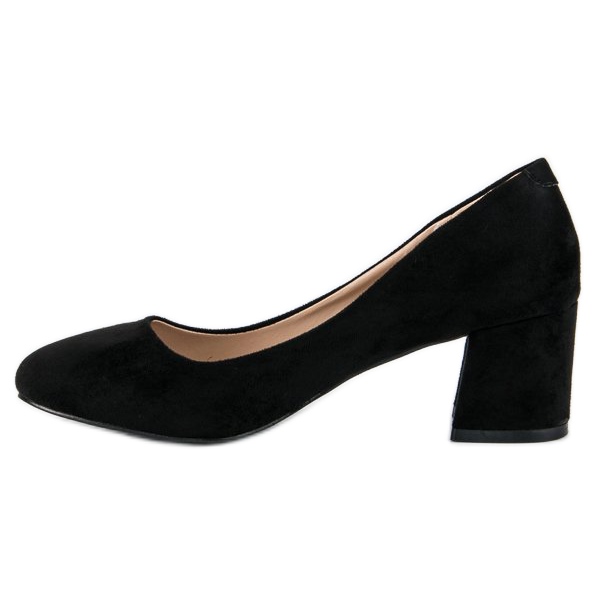 Décolleté VINCEZA in camoscio nero 1