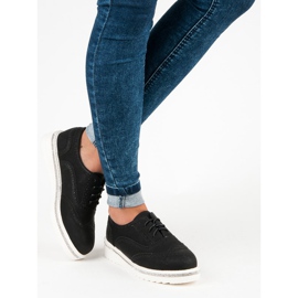 Ideal Shoes Scarpe stringate nere nero 2