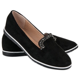 Anesia Paris Signori neri con cristalli nero 2