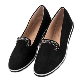 Anesia Paris Signori neri con cristalli nero 1