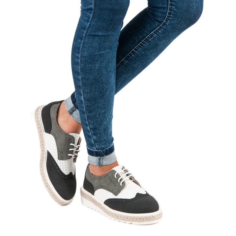 Ideal Shoes Scarpe, espadrillas grigio 2